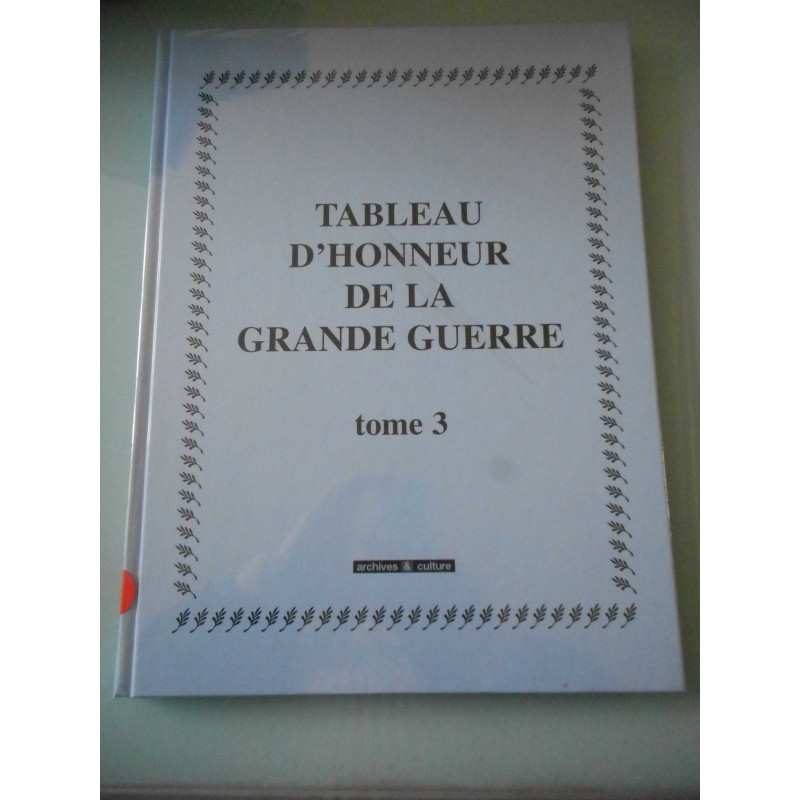 Tableau d'honneur de la grande guerre T4