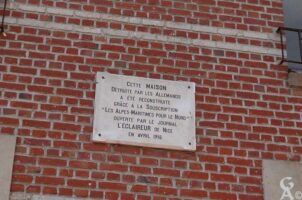Plaque commémorative de l'Eclaireur de Nice