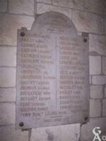 Plaque Commémorative de l'Eglise 14-18