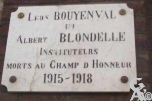 Plaque Commémorative de l'Ecole Paringault