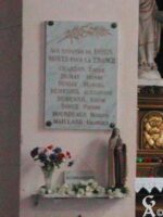 Plaque Commémorative Eglise