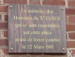 Plaque commémorative