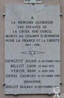 Plaque Commémorative Mairie