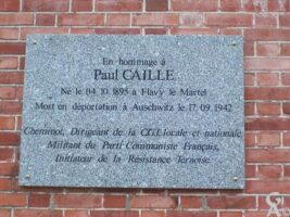 Plaque Commémorative Paul CAILLE