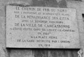Plaque Commémorative de la gare