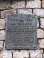 Plaque Commémorative du 8e Centenaire des Remparts