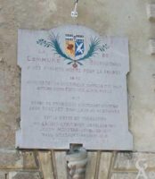 Plaque Commémorative Mairie