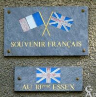 Plaque Commémorative du 10e ESSEX