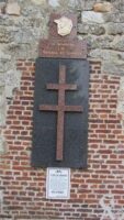 Plaque Commemorative du Général De GAULLE