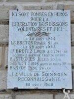 Plaque Commémorative des Volontaires et FFI