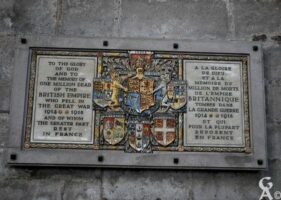 Plaque Commémorative de l'Empire Britannique