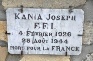 Plaque Commémorative 
