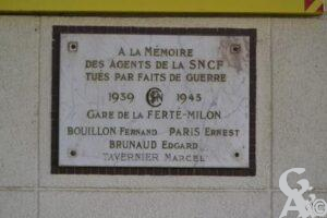 Plaque Commémorative de la Gare