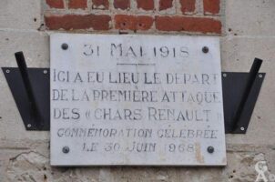 Plaque Commémorative des Chars Renault