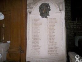 Plaque Commémorative de l'Eglise
