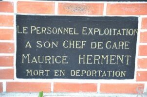 Plaque Commémorative de la Gare