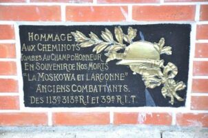 Plaque Commémorative de la Gare
