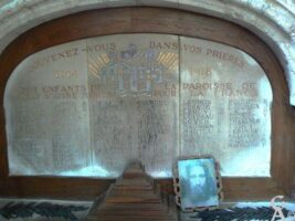Plaque Commémorative de l'Eglise