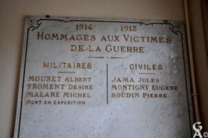 Plaque Commémorative de la Mairie