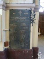 Plaque Commémorative de l'Eglise