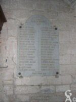 Plaque Commémorative de l'Eglise 1870