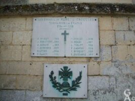 Plaque Commémorative de l'Eglise