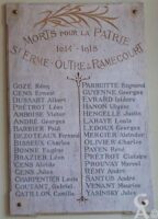 Plaque Commémorative de la Mairie