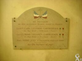Plaque Commémorative de l'Eglise