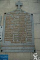 Plaque Commémorative de l'Eglise