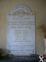 Plaque Commémorative de la Mairie