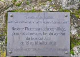 Plaque Commémorative du 36e B.T.S.