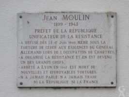Plaque Commémorative de l'Ecole Jean MOULIN