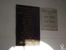 Plaque Commémorative de l'Eglise 14-18