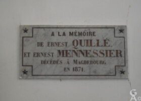 Plaque Commémorative de l'Eglise 1870