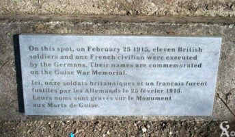 Plaque Commémorative du Château Fort