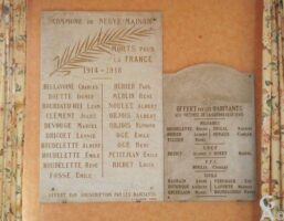 Plaques Commémoratives de la Mairie