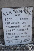 Monument aux Morts du Cimetière