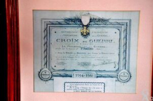 Croix de Guerre 14-18 de la Mairie