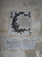 Plaque Commémorative 
