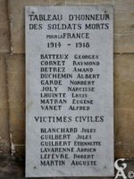 Plaque Commémorative de la Mairie