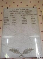Plaques Commémoratives de la Mairie