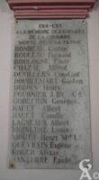 Plaques Commémoratives de l'Eglise