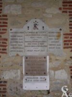 Plaque Commémorative de l'Eglise