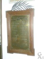 Plaque Commémorative de l'Eglise