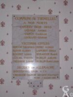Plaques Commémoratives de la Mairie