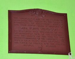 Plaque Commémorative Sara Yorke STEVENSON
