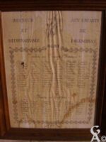 Tableau Commémoratif de l'Eglise
