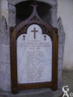 Plaque Commémorative de l'Eglise