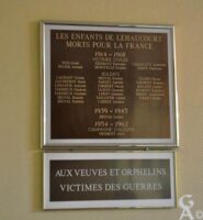 Tableau Commémoratif de la Mairie