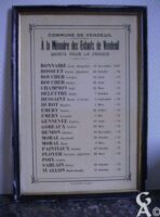 Tableau Commémoratif de la Mairie